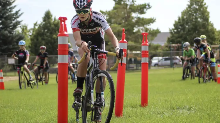 Cassie Hickey is hoping her hard work will take her to Europe this coming cyclocross season. 2019 Women's MontanaCrossCamp. © Z. Schuster / Cyclocross Magazine