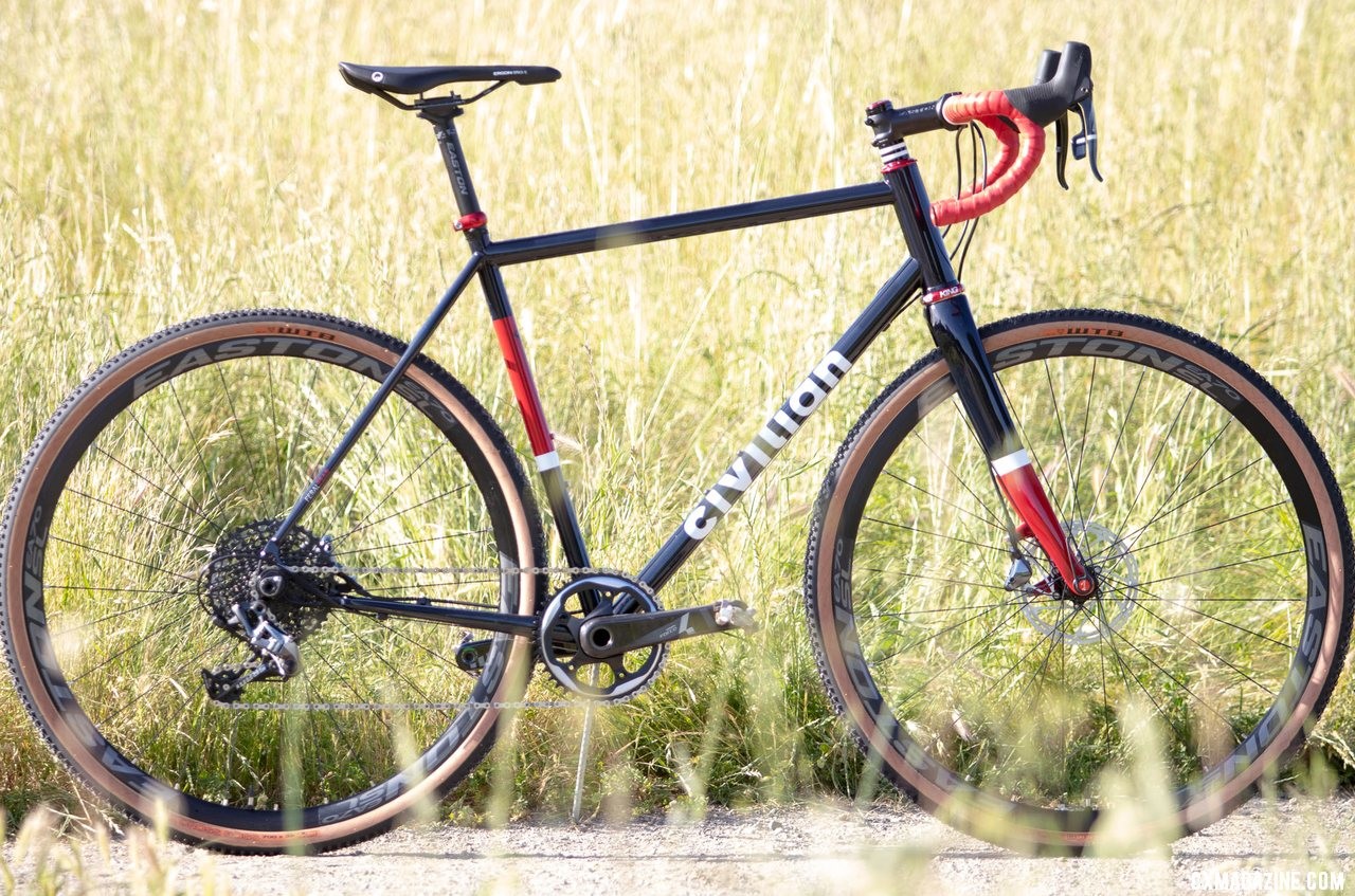 The handmade steel Civilian Feral Tsar cyclocross bike can get you ready for the season. © A. Yee / Cyclocross Magazine