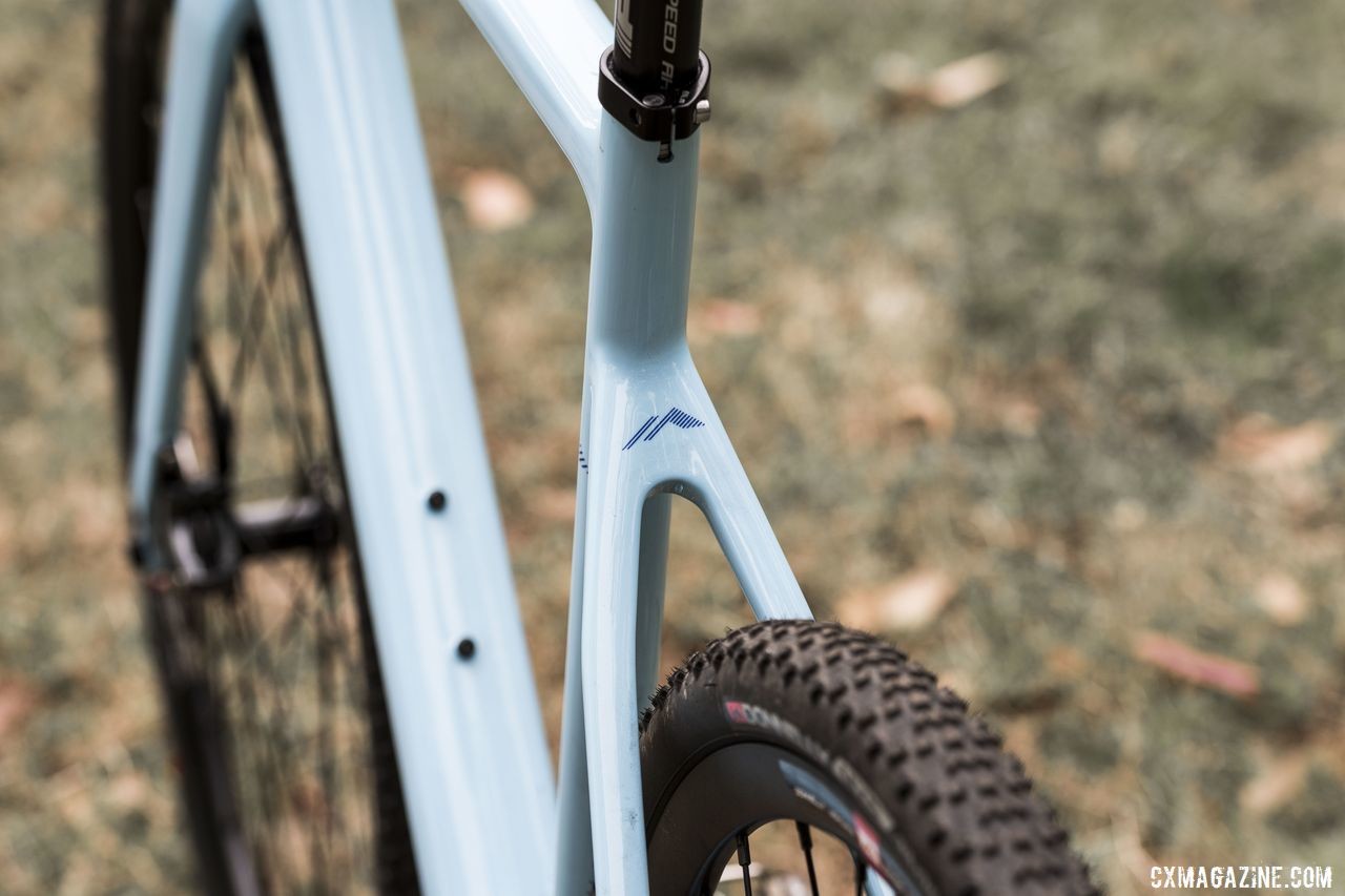 The seatstays are bridgeless to help with mud clearance. Donnelly C//C Force Cyclocross Bike. © C. Lee / Cyclocross Magazine