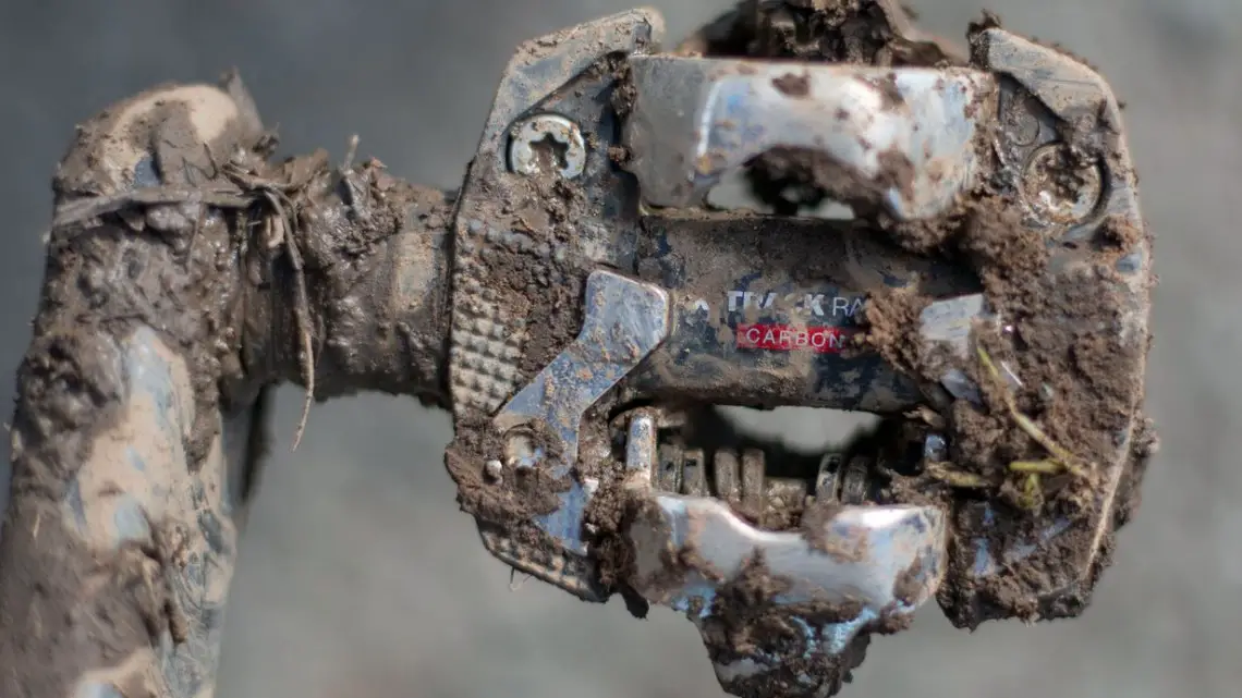 The Look X-Track Race pedals have performed well in the heaviest mud, in the USA, and under Wout van Aert, in Europe.