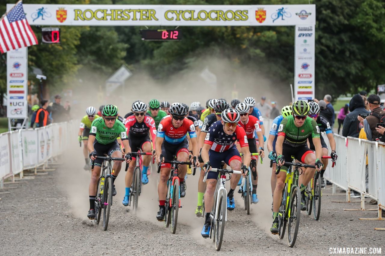 Rochester Cyclocross will be the first day of school for amateurs and pros alike. 2018 Rochester Cyclocross. © Bruce Buckley