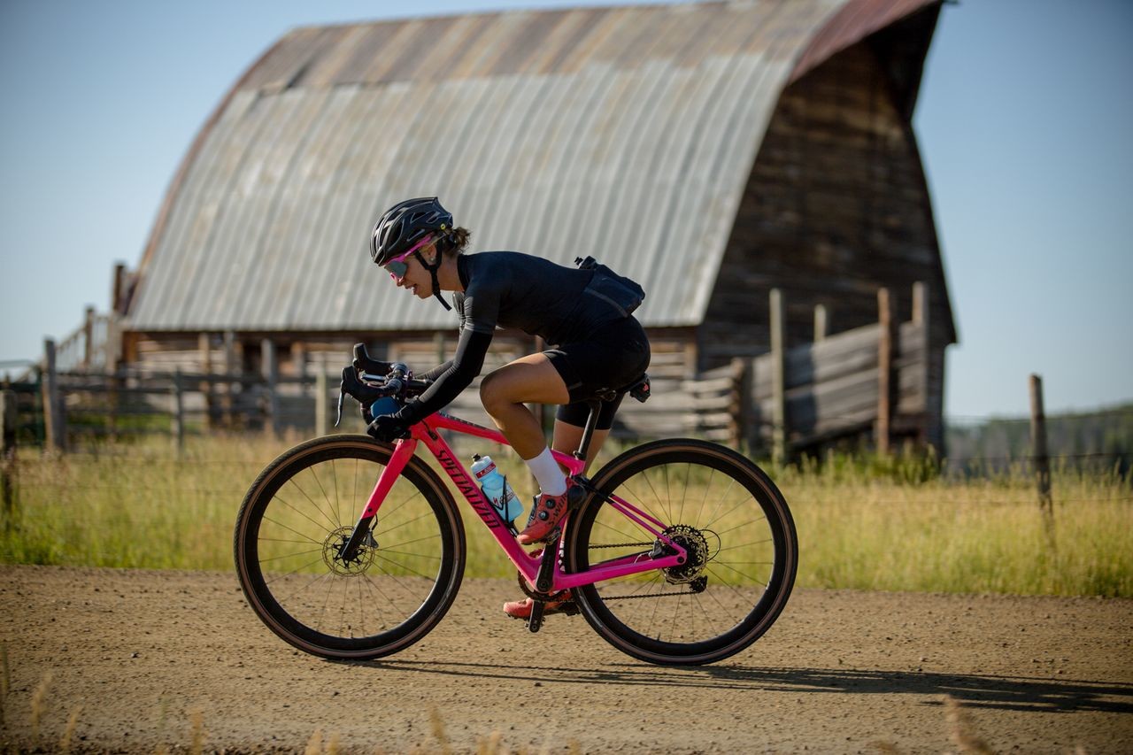 Women were well-represented at SBT GRVL. 2019 SBT GRVL gravel race. © Wil Matthews