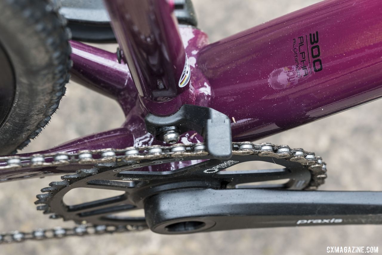 The Crockett comes set up 1x with a chainguard. 2020 Trek Crockett Cyclocross Bike. © C. Lee / Cyclocross Magazine