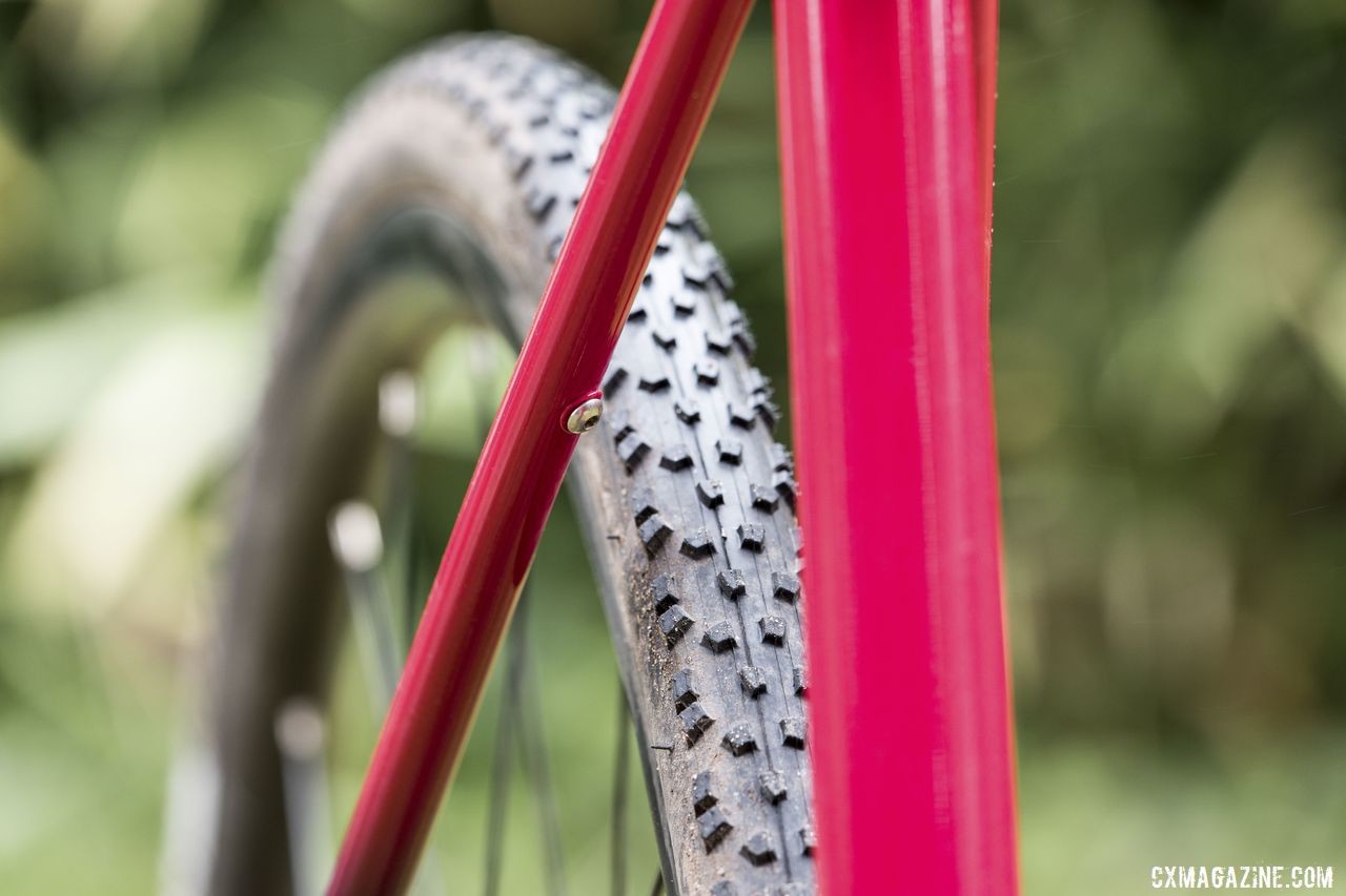 The Crockett has fender mounts, but they are subtle and a bit hidden. 2020 Trek Crockett Cyclocross Bike. © C. Lee / Cyclocross Magazine