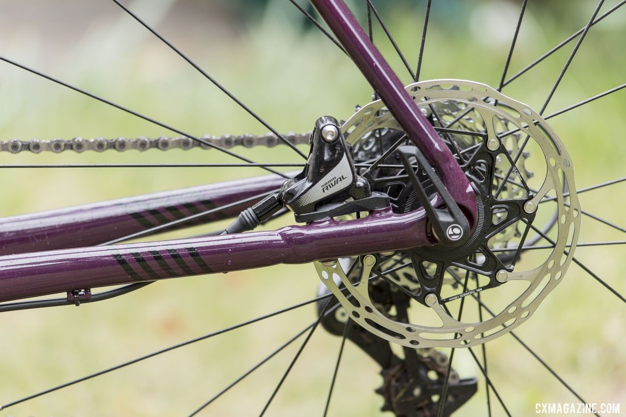 The Crockett comes with SRAM Rival hydraulic disc brakes. 2020 Trek Crockett Cyclocross Bike. © C. Lee / Cyclocross Magazine