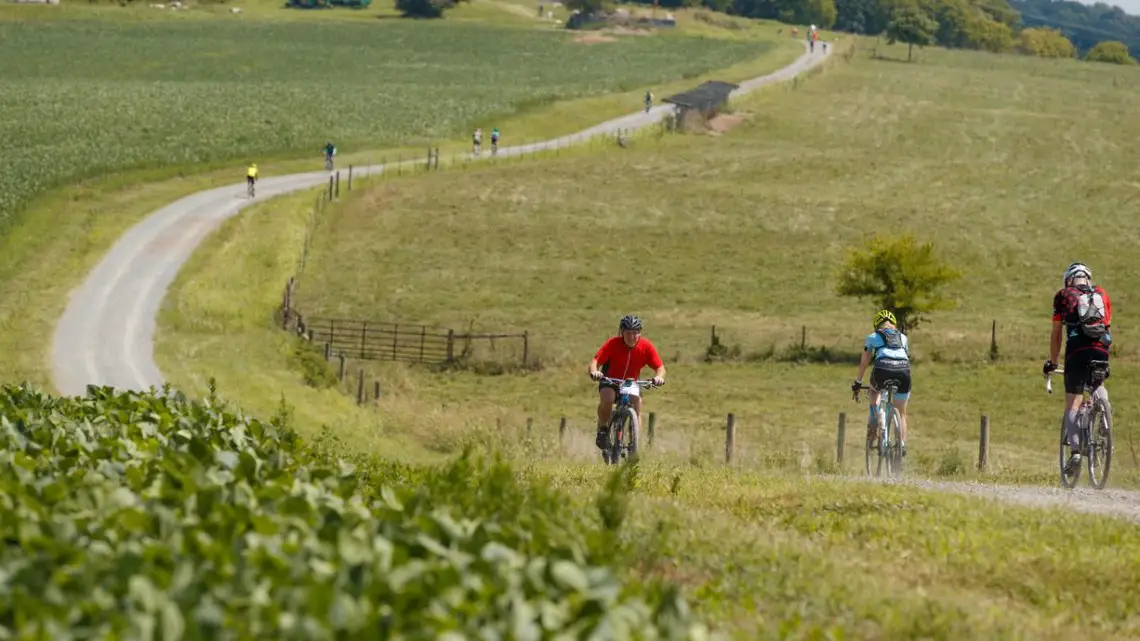 Riders come and go on the Dirty Kitten route all on private property. © Bruce Buckley