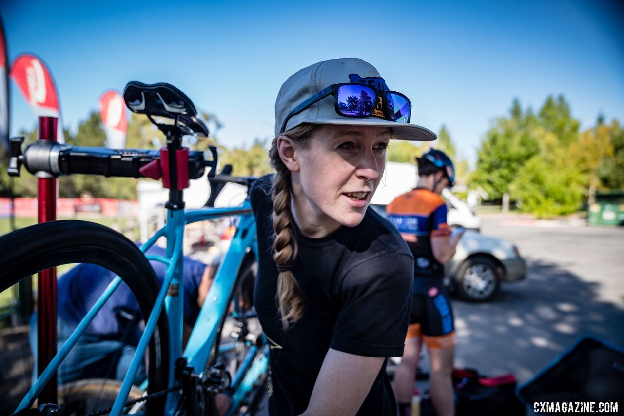 Brenna Wrye-Simpson has helped make the Team S&M CX Elite team what it is. © Drew Coleman