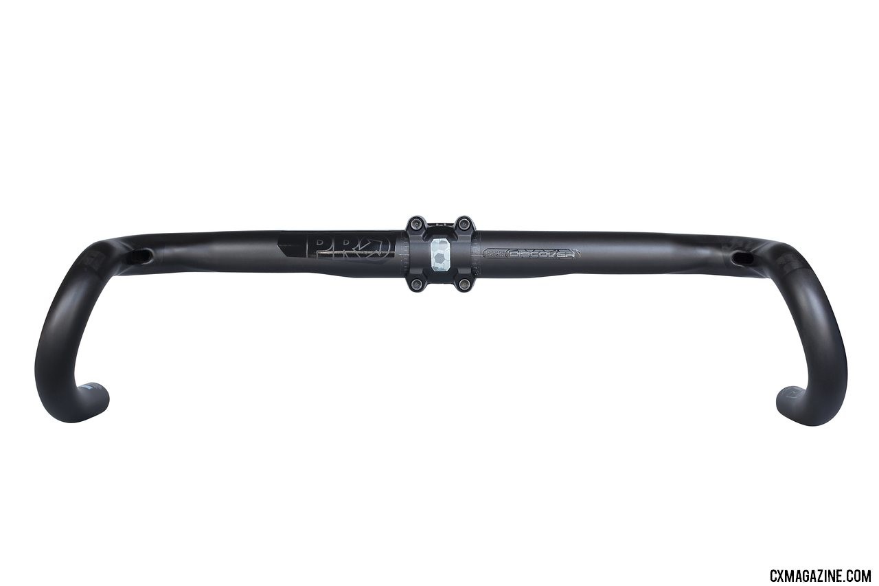 New PRO Discover bar has 12 degrees of flare, 5 degrees of back sweep, and provisions for internal hose/cable routing.