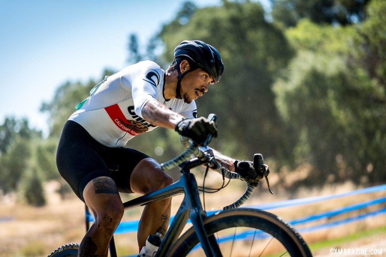 Greg Garth finished 2nd in the Men's 4/5 on the weekend. 2019 West Coast Cyclocross Points Prestige. © Jeff Vander Stucken