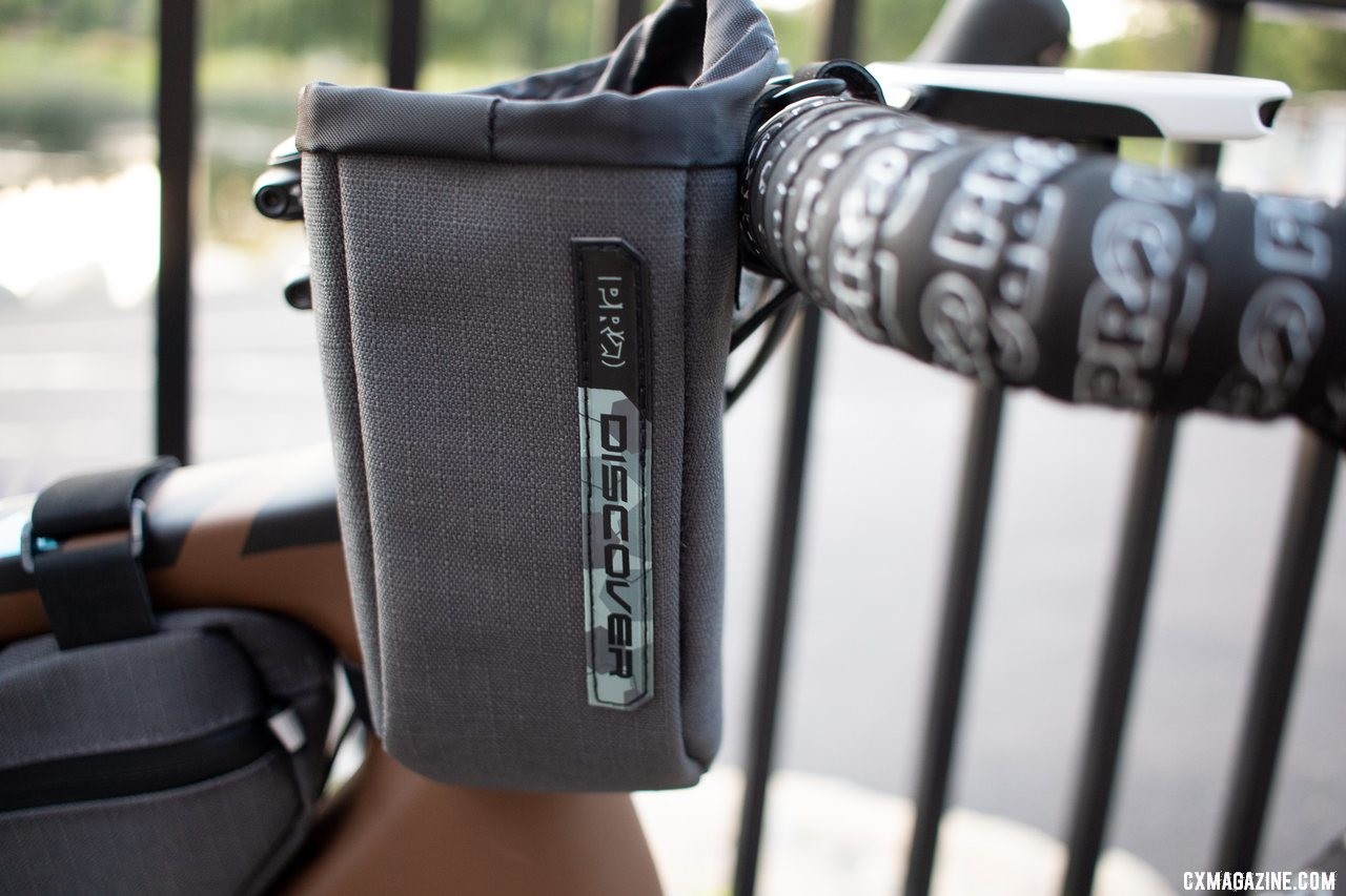 New PRO Discover bags includes a small frame bag, saddle bag and handlebar bottle bag. © A. Yee / Cyclocross Magazine