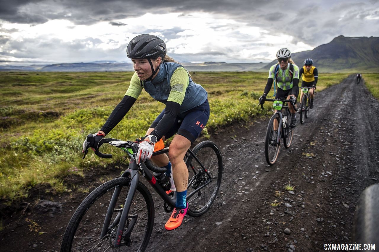 Having a Lauf Grit fork was likely helpful during The Rift. The Rift Gravel Race 2019, Iceland. © Snorri Thor / Lauf