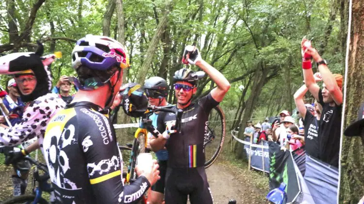 Sven Nys enjoyed his Legends Race experience. 2019 Trek CX Cup. © D. Mable / Cyclocross Magazine