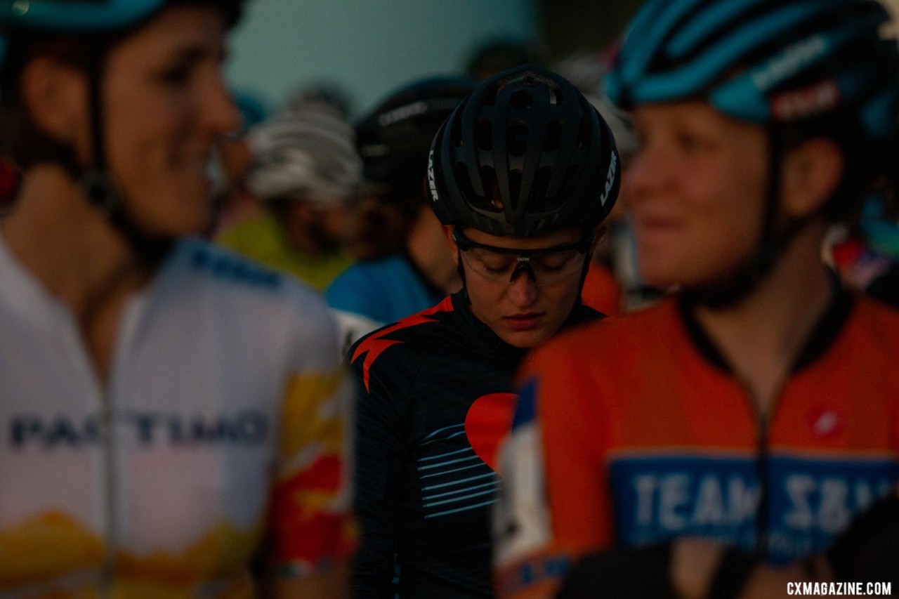 Nervous moments before the start. 2019 Jingle Cross. © A. Yee / Cyclocross Magazine