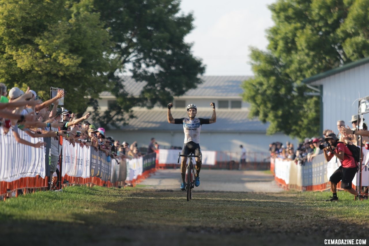 2019 Jingle Cross Sunday UCI C1, Elite Men. © D. Mable / Cyclocross Magazine