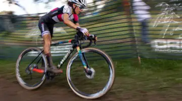 Anna Kay had a strong ride as top U23, and finished fourth. 2019 Jingle Cross Sunday UCI C1, Elite Women. © A. Yee / Cyclocross Magazine