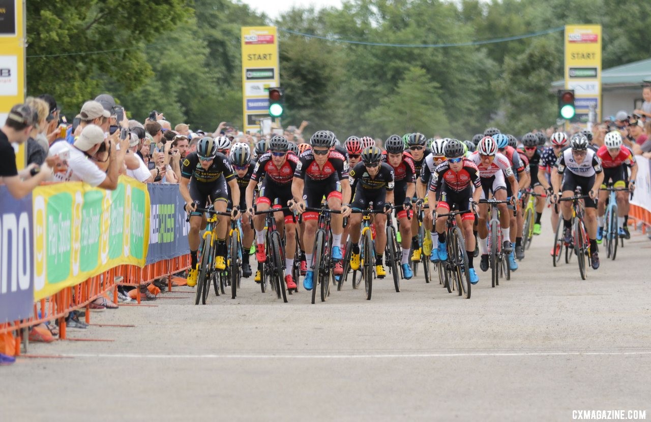 2019 Jingle Cross World Cup, Elite Men. © D. Mable / Cyclocross Magazine