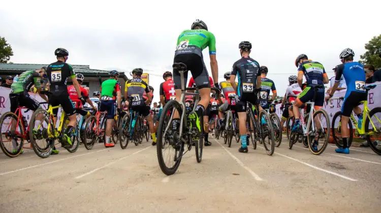 The Elite Men staging. 2019 Jingle Cross World Cup, Elite Men. © A. Yee / Cyclocross Magazine