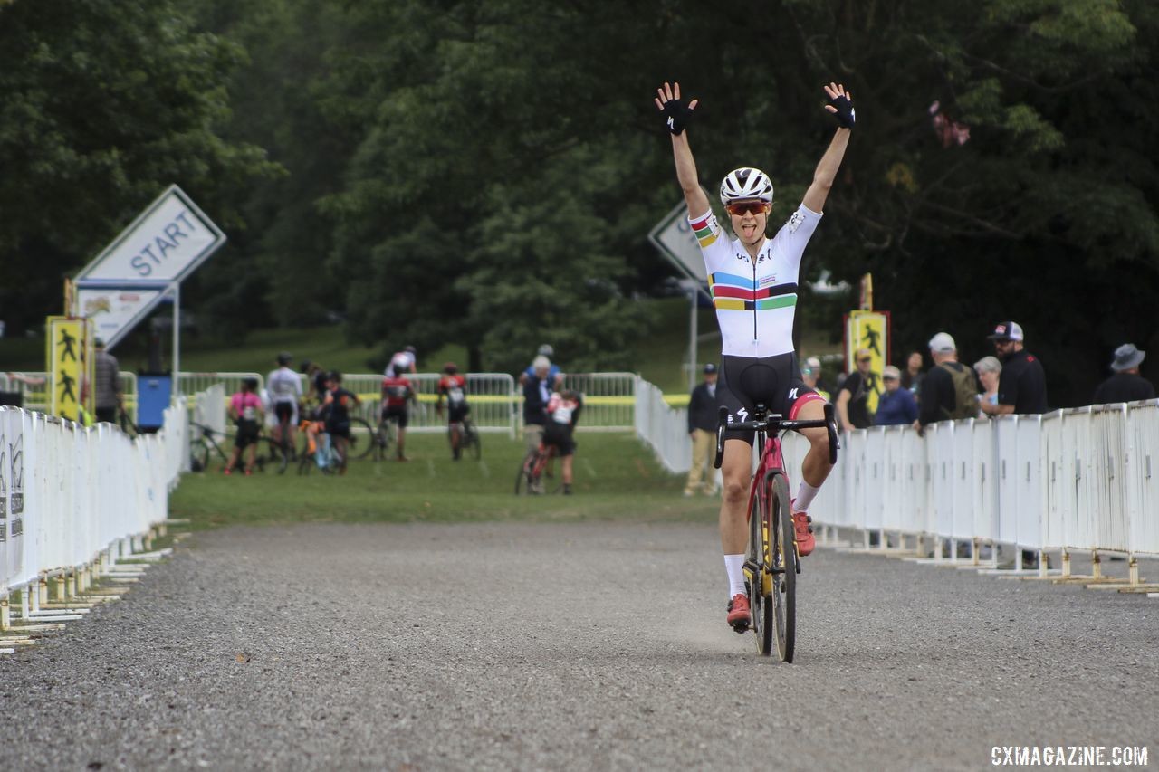 Two for two for Maghalie Rochette in Rochester. 2019 Rochester Cyclocross Day 2. © Z. Schuster / Cyclocross Magazine