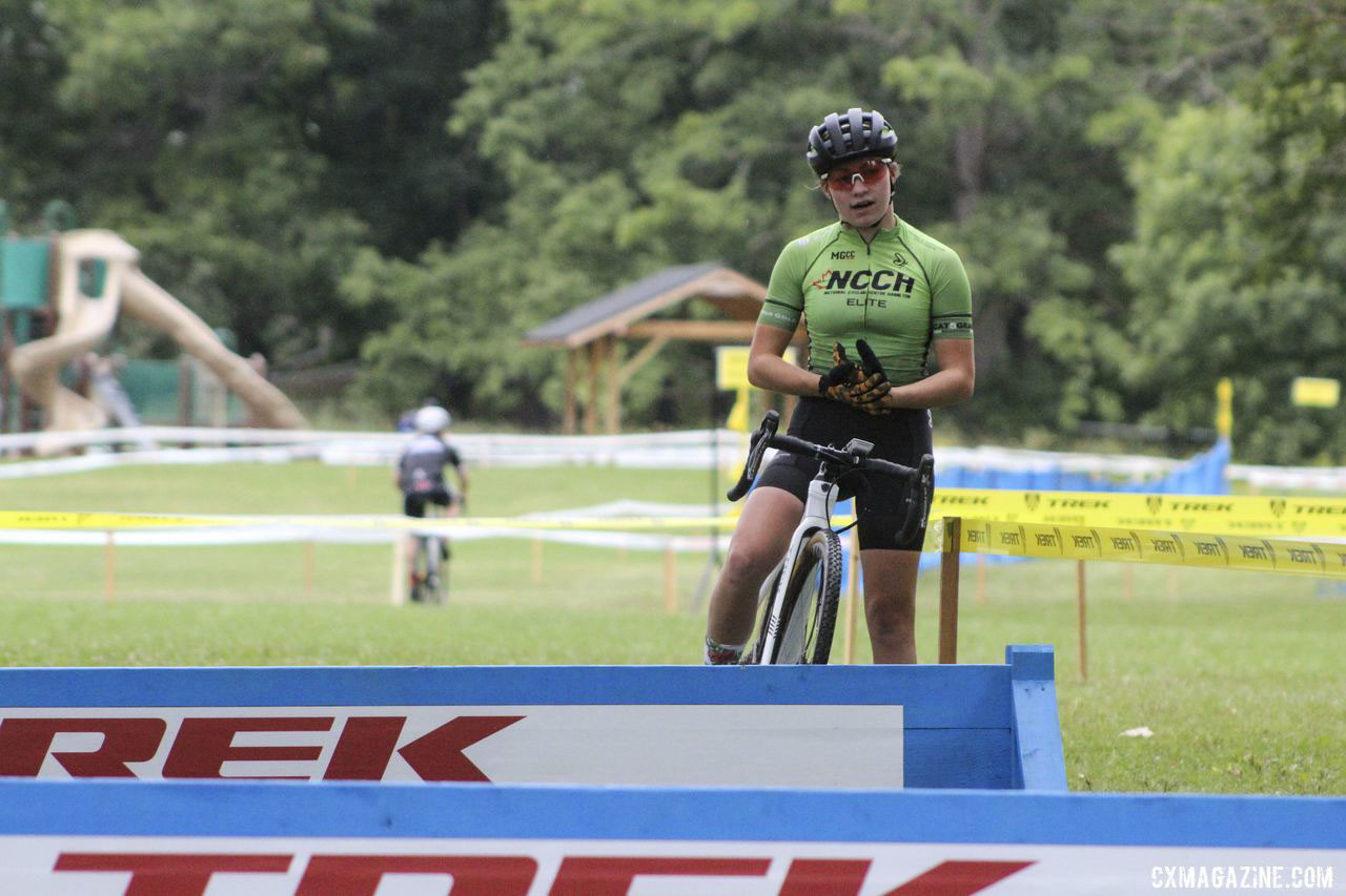 To hop, or not to hop? 2019 Rochester Cyclocross Friday Pre-Ride. © Z. Schuster / Cyclocross Magazine