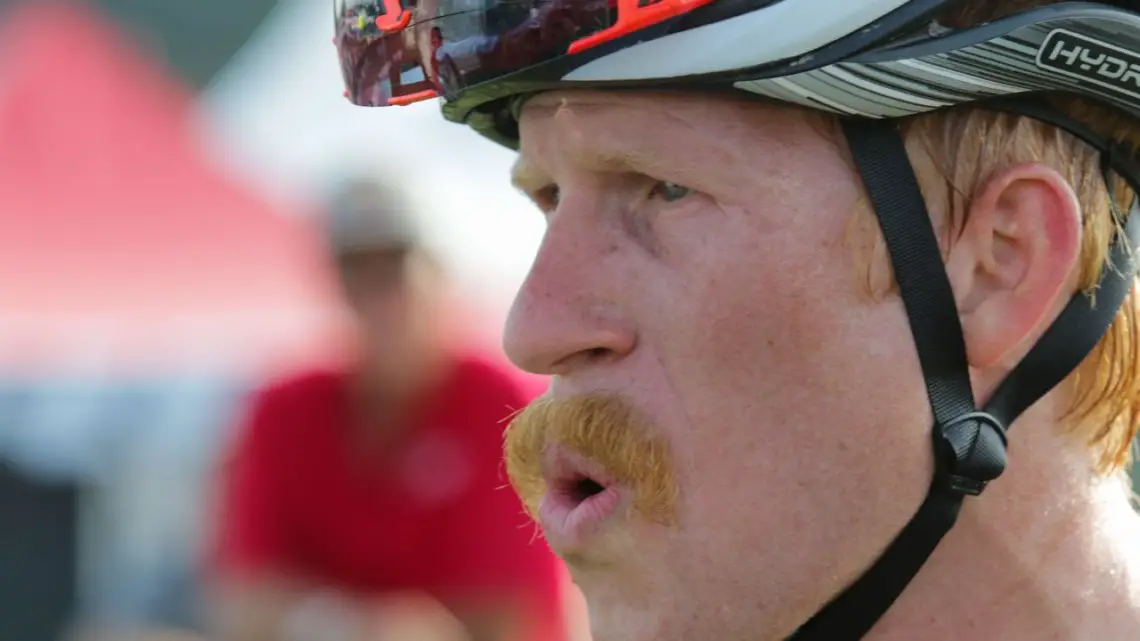 Stephen Hyde bounced back from a tough Jingle Cross with a 6th-place finish Friday. Elite Men, 2019 Trek CX Cup. © D. Mable / Cyclocross Magazine