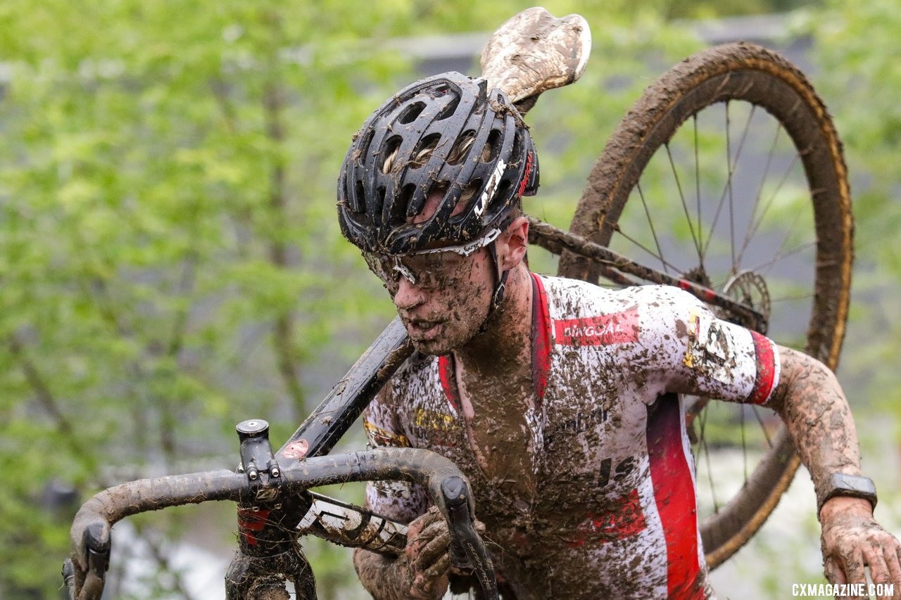 Iserbyt is 2-for-2 in the U.S. 2019 World Cup Waterloo, Elite Men. © D. Mable / Cyclocross Magazine