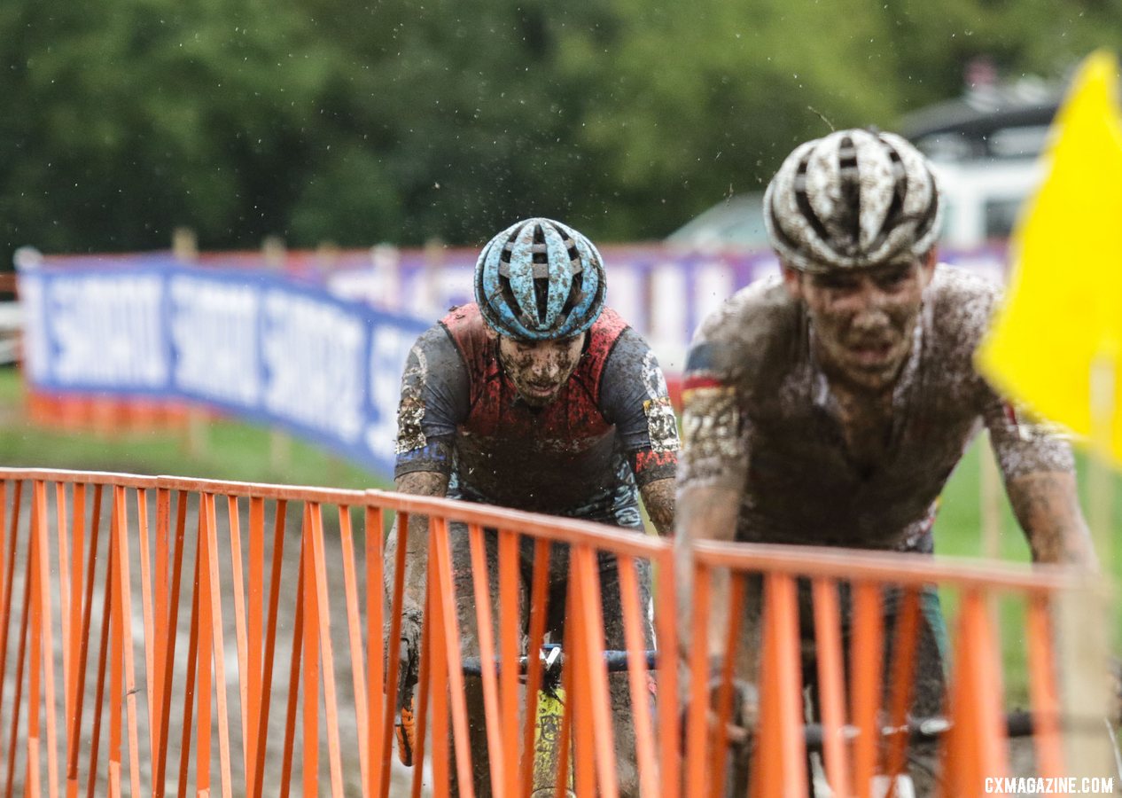 Kerry Werner and Curtis White have been the story of the season thus far. 2019 World Cup Waterloo. © D. Mable / Cyclocross Magazine