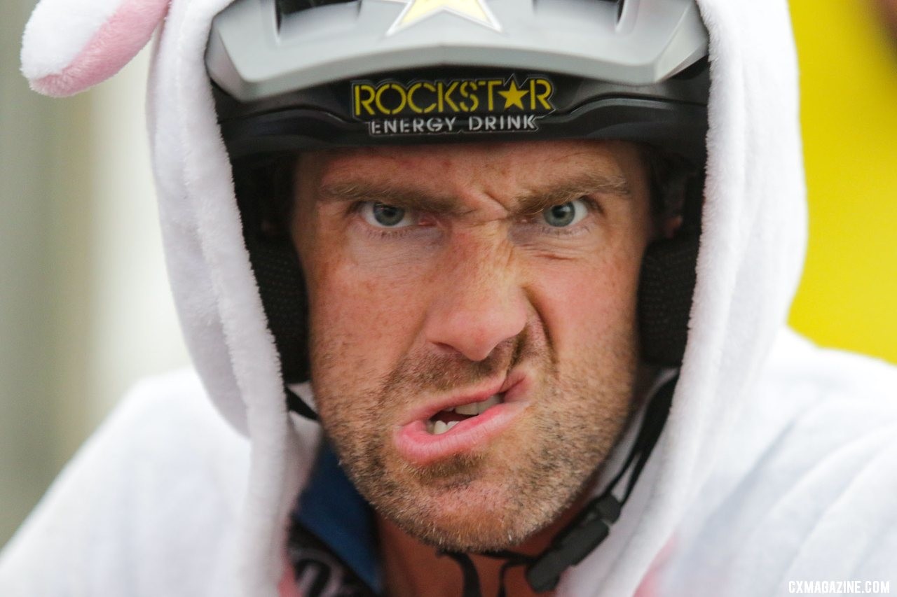 Saturday's Legends Race had a much more goofier, laid-back vibe than Sunday's mudder. Faces of the 2019 Trek CX Cup weekend. © D. Mable / Cyclocross Magazine