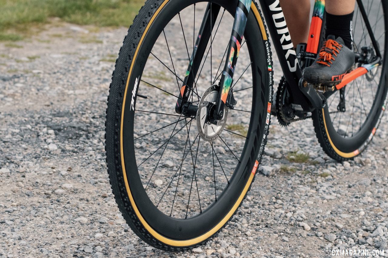 Challenge launched a handmade tubeless-ready version of the Gravel Grinder gravel tire today. © Challenge Tires