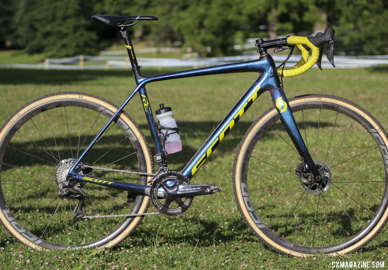 Vincent Baestaens Rochester Day 1 Winning Scott Addict CX. © Z. Schuster / Cyclocross Magazine