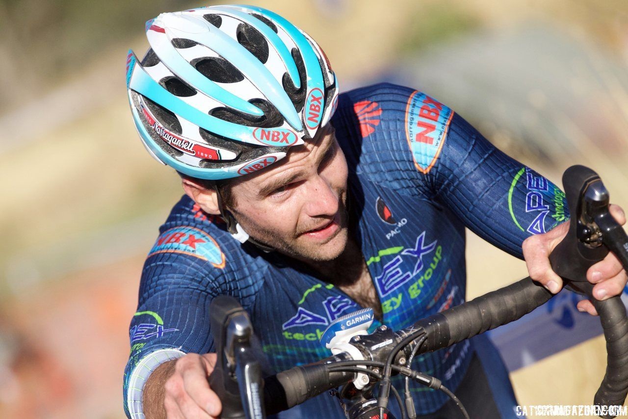 Justin Lindine is stepping away from racing cyclocross this fall. © Apex Technology Group (Apex/NBX/Trek)