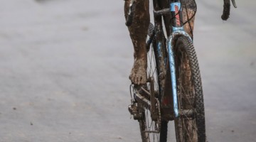 Bridget Tooley finished World Cup Waterloo with just one shoe. © Bruce Buckley