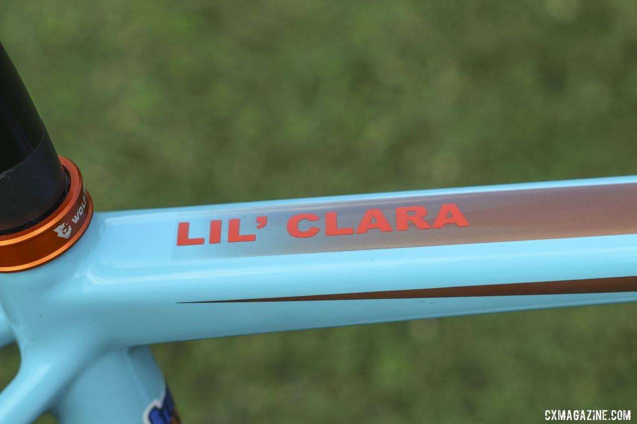 Honsinger has been dubbed "Lil' Clara,' although her results have been anything but Lil'. Clara Honsinger's 2019/20 Kona Major Jake. © Z. Schuster / Cyclocross Magazine