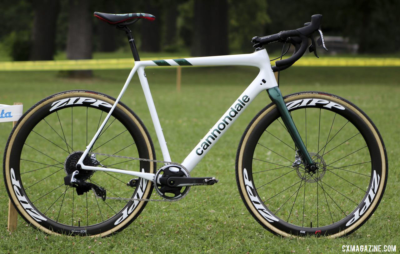 Curtis White's 2019/20 Cannondale SuperX Cyclocross Bike. © Z. Schuster / Cyclocross Magazine
