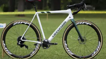 Curtis White's 2019/20 Cannondale SuperX Cyclocross Bike. © Z. Schuster / Cyclocross Magazine