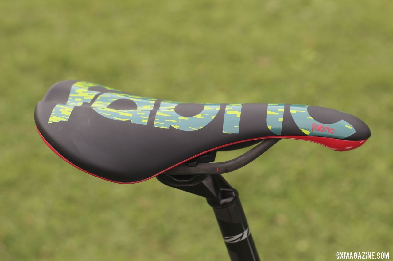 White's Fabric Scoop saddle is back with a new colorway. Curtis White's 2019/20 Cannondale SuperX Cyclocross Bike. © Z. Schuster / Cyclocross Magazine