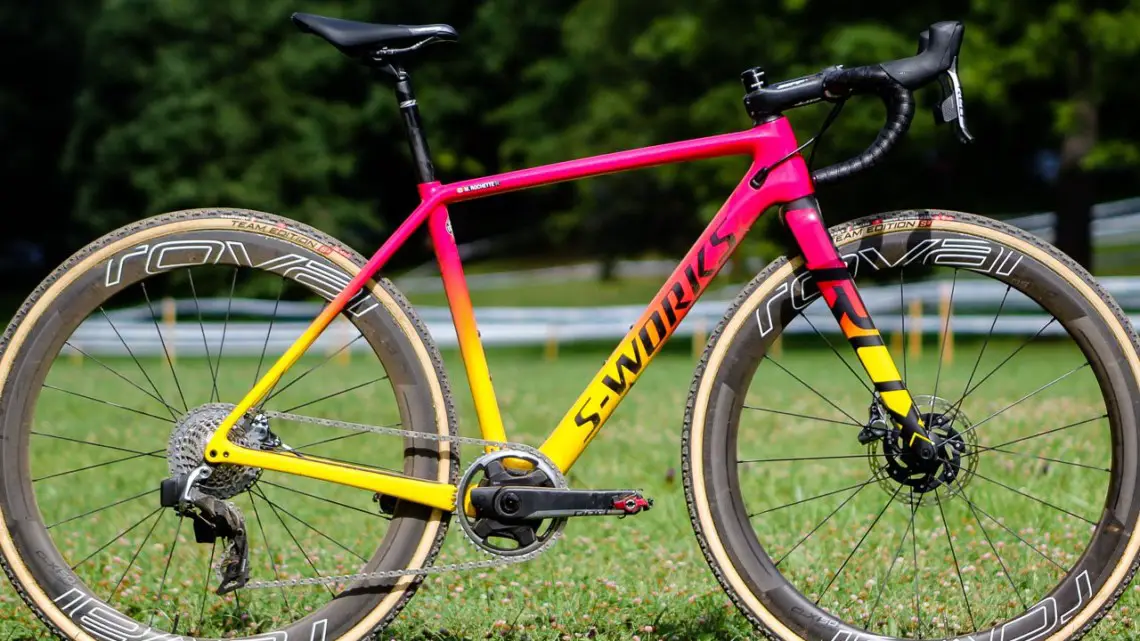 Maghalie Rochette's Rochester Cyclocross-winning S-Works Crux. © Z. Schuster / Cyclocross Magazine