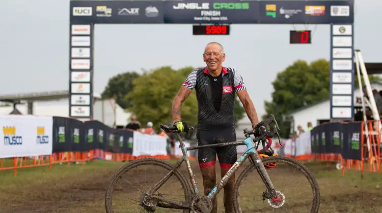 Lee Waldman after his Jingle Cross race on Sunday. © A. Yee / Cyclocross Magazine