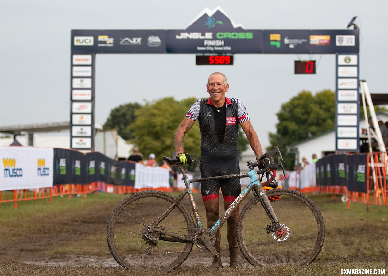 Lee Waldman after his Jingle Cross race on Sunday. © A. Yee / Cyclocross Magazine