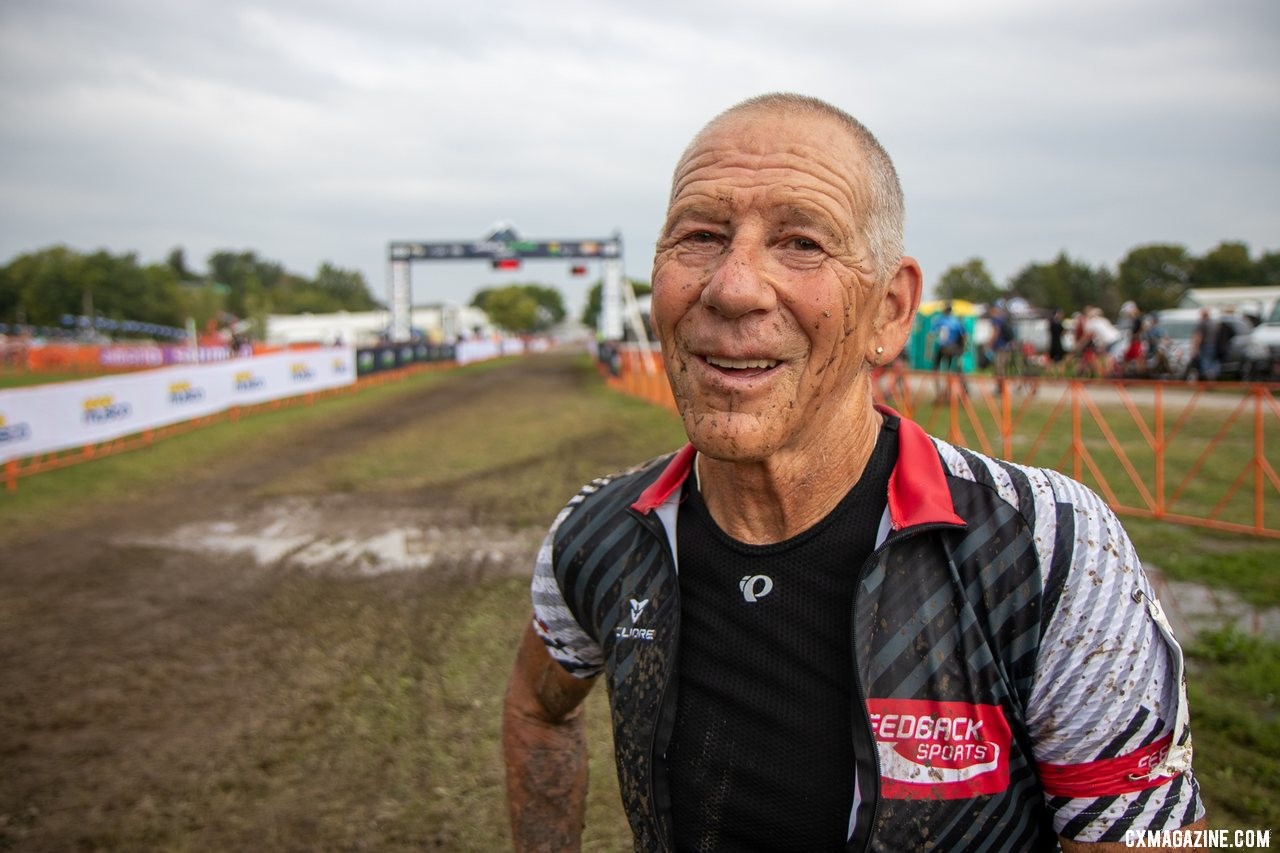 Lee Waldman after his Jingle Cross race on Sunday. © A. Yee / Cyclocross Magazine