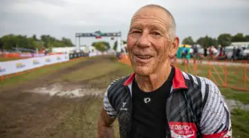 Lee Waldman after his Jingle Cross race on Sunday. © A. Yee / Cyclocross Magazine