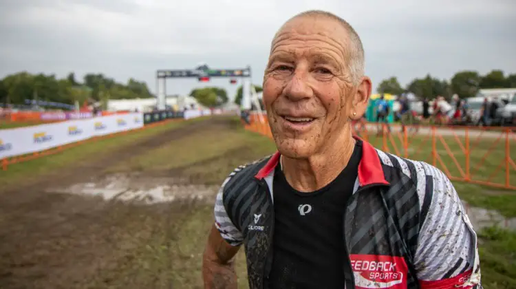 Lee Waldman after his Jingle Cross race on Sunday. © A. Yee / Cyclocross Magazine