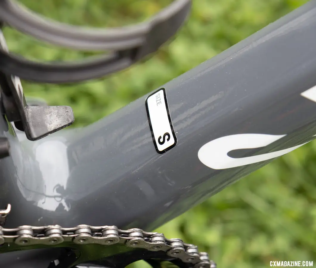 At 5'9" Tom Meeusen rides a small Inflite. Tom Meeusen's Canyon Inflight CF SLX. © A. Yee / Cyclocross Magazine