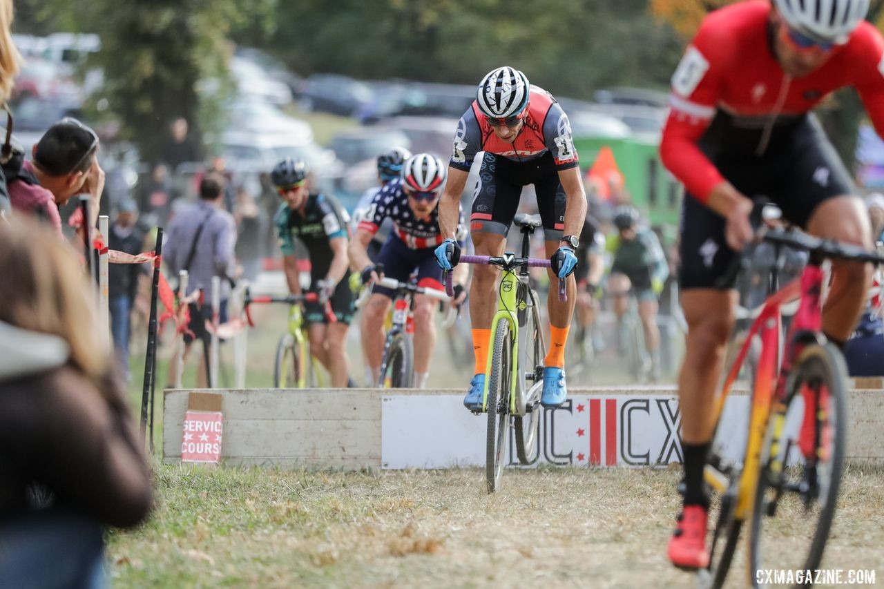 Kerry Werner hops the planks. 2019 DCCX Day 1. © Bruce Buckley