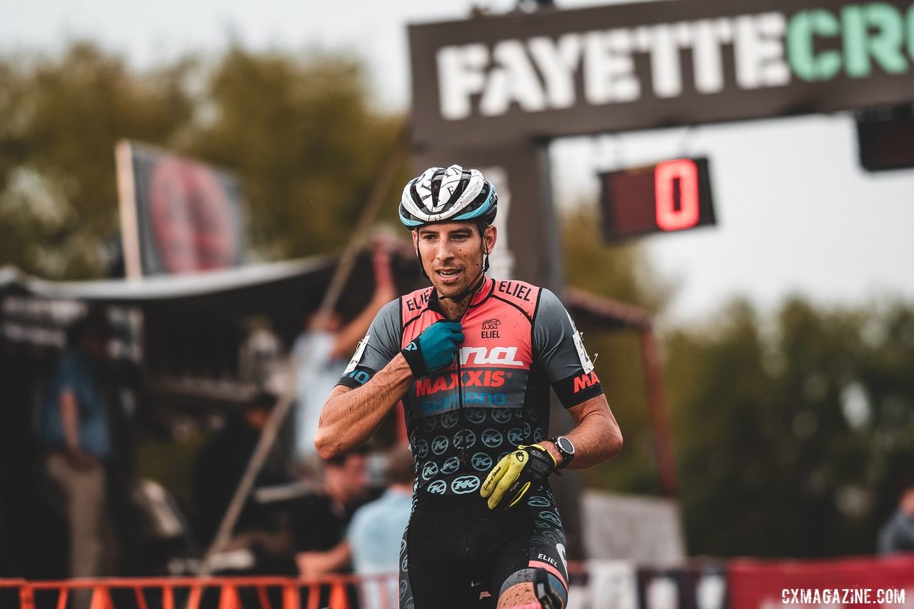 Kerry Werner took the 2019 FayetteCross Day 1 win. © Kai Caddy