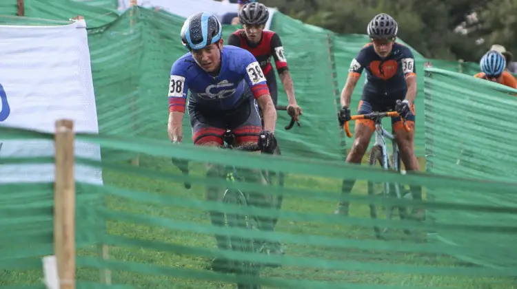 Corey Coogan Cisek races at Jingle Cross © Z. Schuster / Cyclocross Magazine