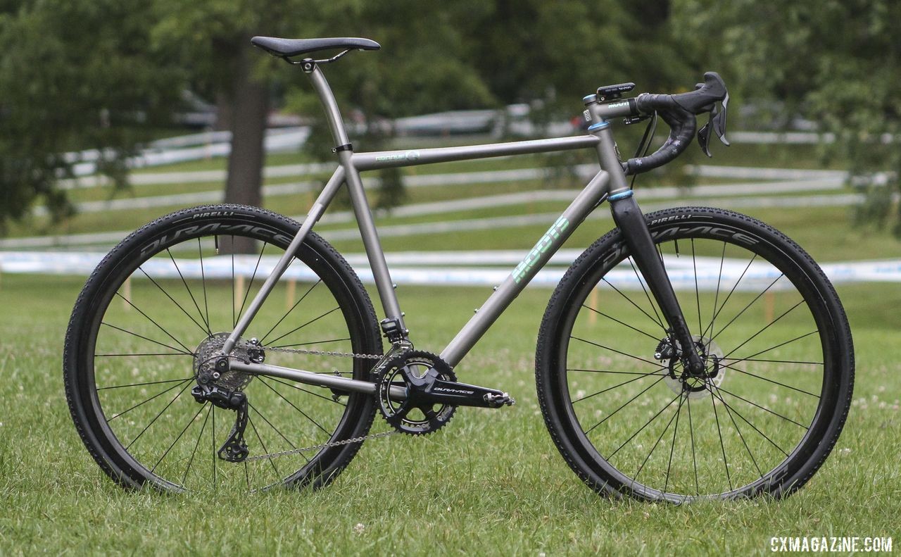 Brannan Fix's 2019/20 Moots Psychlo X RSL Cyclocross Bike. © Z. Schuster / Cyclocross Magazine