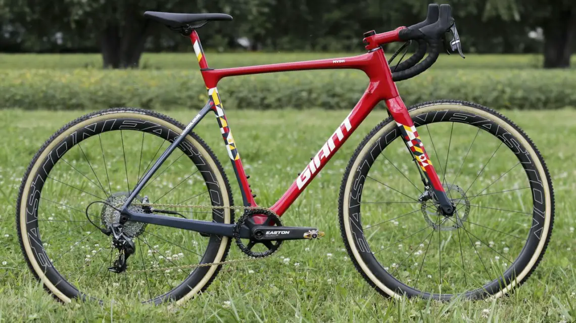 Michael van den Ham's Canadian Champ Giant TCX Advanced Pro. © D. Mable / Cyclocross Magazine