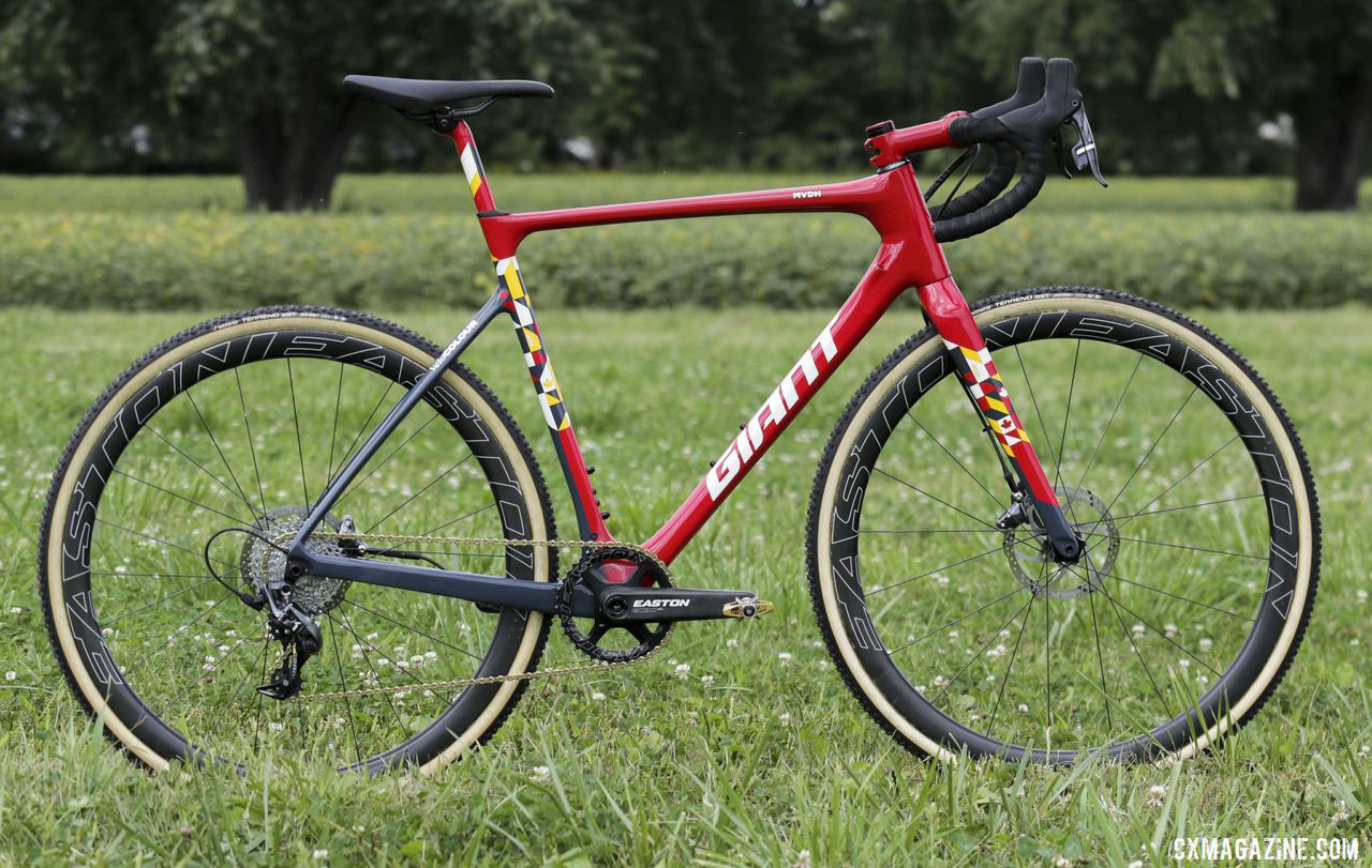 Michael van den Ham's Canadian Champ Giant TCX Advanced Pro. © D. Mable / Cyclocross Magazine