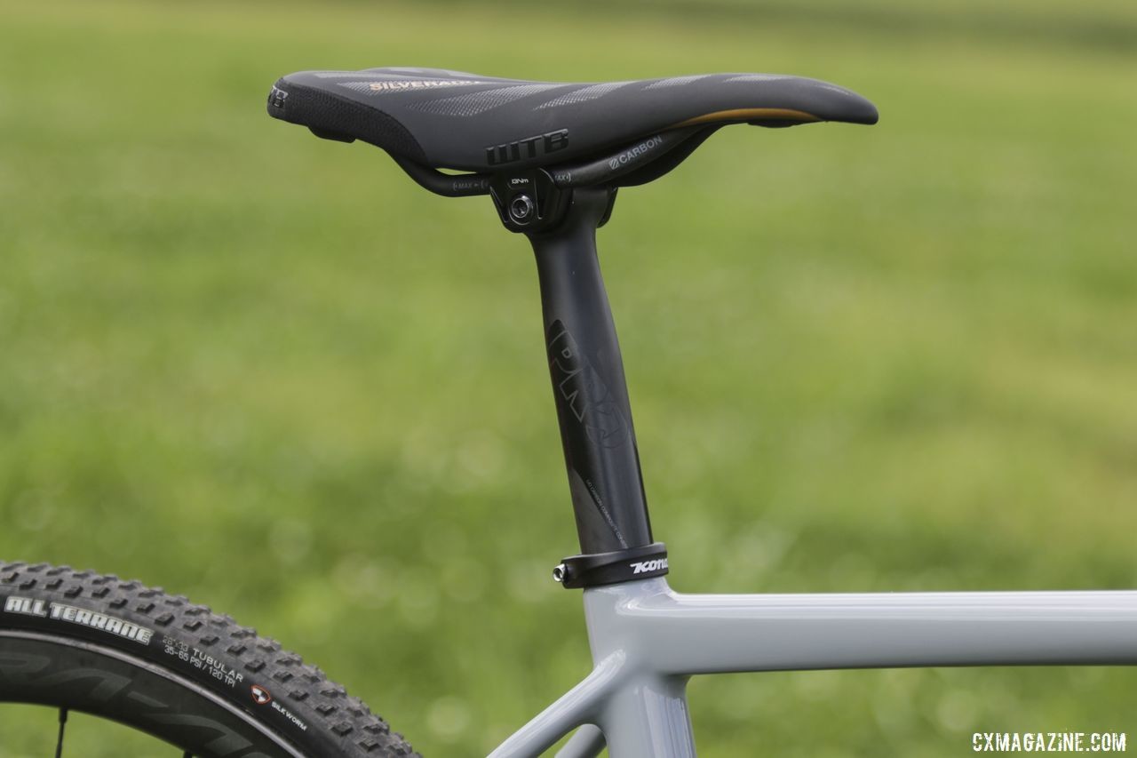 Fahringer's seatpost is a Pro Vibe carbon model. Rebecca Fahringer's Kona Super Jake Cyclocross Bike. © D. Mable / Cyclocross Magazine