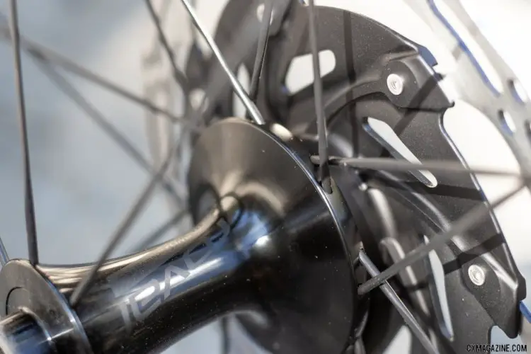 The Roval AFD hubs feature flanges that hide the spoke heads, just as Roval hubs did decades ago. © A. Yee / Cyclocross Magazine